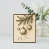 レトロ ミニマル エレガント かわいい シンプル おしゃれ シーズンカード (スタンド正面)