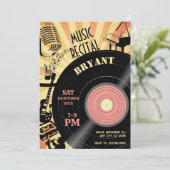 レトロ ミュージック ヴィンテージ リサイタル フェスティバル 招待状 (スタンド正面)