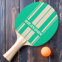 レトロ ミントボード ストライプ 名入れ