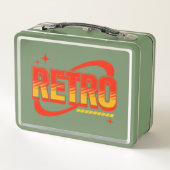 レトロ. メタルランチボックス (裏面)