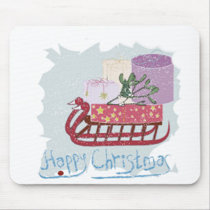 レトロ.メリークリスマス! マウスパッド