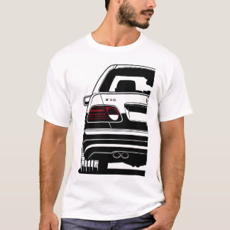 レトロ メルセデス W210 アート Tシャツ