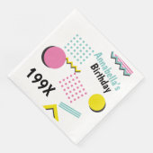 レトロ・メンフィス柄 90年代 テーマパーティー (コーナー)