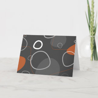 レトロ-モダン抽象芸術カード カード