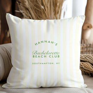 レトロ モダン ヴィンテージ グリーン & イエロー ブライズメイド クッション