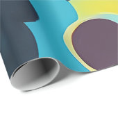 レトロ モッズ フラワー ラッピングペーパー (ロールコーナー)