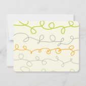 レトロ モッド ファン 落書き 子ども 子供 誕生日 サンキューカード (裏面)