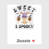 レトロ モンスター アイスクリーム ハロウィン スイート & スプーキー シール (シート)