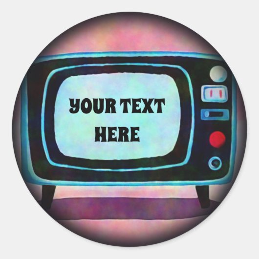 レトロ ラウンドシール (正面)