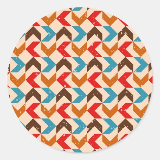 レトロ ラウンドシール (正面)