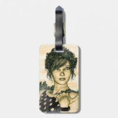 レトロ ラゲッジタグ (裏面縦)