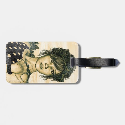 レトロ ラゲッジタグ (裏面横)