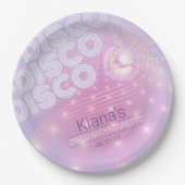 レトロ ラスト ブラスト ディスコ バチェロレッテ ID928 ペーパープレート (正面)