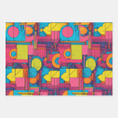 レトロ ラッピングペーパーシート (正面)