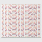 レトロ ラッピングペーパー (フラット)