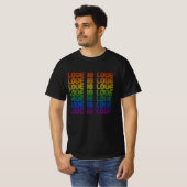 レトロ ラブイズラブ Tシャツ (正面フル)