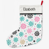 レトロ ラージクリスマスストッキング (裏面)