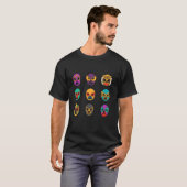 レトロ・ルチャ・リブレ・レスリング Tシャツ (正面フル)