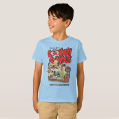 レトロ ルーニー・テューンズ™ テレビから飛び出す Tシャツ (正面フル)