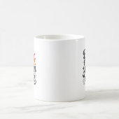 レトロ・レインボー人権Tシャツ大好き コーヒーマグカップ (中央)