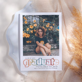 レトロ |レインボー大学院の写真発表 招待状