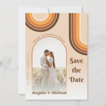 レトロ レインボー アーチド フォト ボーホー 70年代 グルービー トレンディ