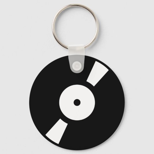 レトロ レコード キーホルダー (正面)