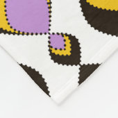 レトロ、レトロオーナメント フリースブランケット (角)