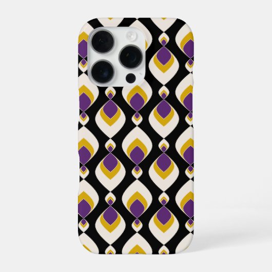 レトロ、レトロオーナメント iPhoneケース (裏面)