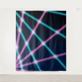 レトロ レーザー フォト スクール ポートレート 背景 80年代 90年代 タペストリー (正面)