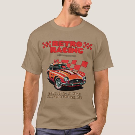 レトロ レーシング Tシャツ (正面)
