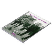 レトロ、ロカビリーの反逆のノート ノートブック (左側)