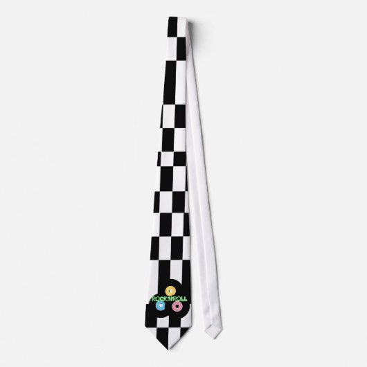レトロ ロックンロール ネクタイ (正面)