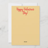 レトロ ロマンス 1940年代 ヴィンテージ バレンタイン カード (裏面)