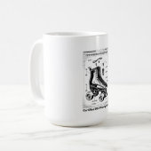 レトロ ローラースケート Tシャツ コーヒーマグカップ (正面左)