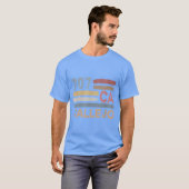 レトロ ヴァレホ エリアコード 707 居住者 カリフォルニア州 Tシャツ (正面フル)