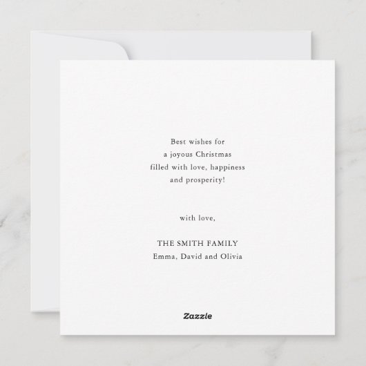 レトロ |ヴィンテージおもしろいキツネ雪の上で下りそりに乗る シーズンカード (裏面)