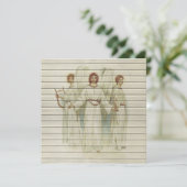 レトロ |ヴィンテージのクリスマス シーズンカード (スタンド正面)