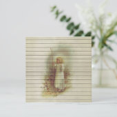 レトロ |ヴィンテージのクリスマス シーズンカード (スタンド正面)