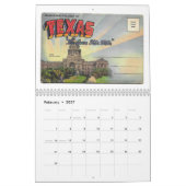 レトロ/ヴィンテージはがきカレンダー カレンダー (2月 2027)