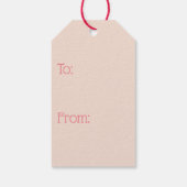 レトロ/ヴィンテージイースターラム ギフトタグ (裏面)