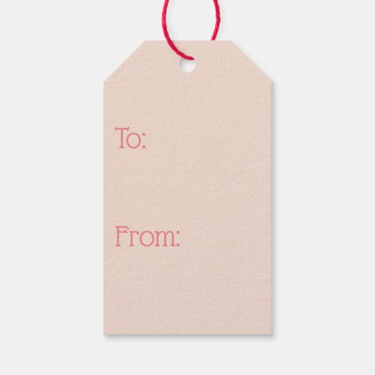 レトロ/ヴィンテージイースターラム ギフトタグ (裏面)