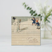 レトロ |ヴィンテージウィンタービレッジチルドレン遊ズ シーズンカード (スタンド正面)