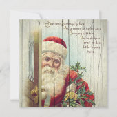 レトロ |ヴィンテージサンタクロースすてき顔 シーズンカード (正面)