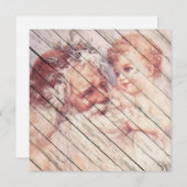 レトロ |ヴィンテージサンタクロース シーズンカード (正面/裏面)