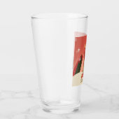 レトロ/ヴィンテージメリークリスマスツリー タンブラーグラス (右)