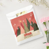 レトロ/ヴィンテージメリークリスマスツリー フェイバーバッグ (封をした状態)