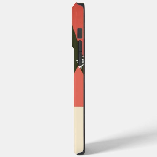 レトロ/ヴィンテージメリークリスマスツリー Case-Mate iPhoneケース (裏面 / 左)