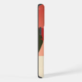 レトロ/ヴィンテージメリークリスマスツリー iPhoneケース (右側面)