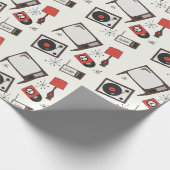 レトロ、ヴィンテージ家庭用品 ラッピングペーパー (角)